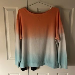 Tri-color top, textured by Splendid. Size LRG. Gently used. Smoke free home